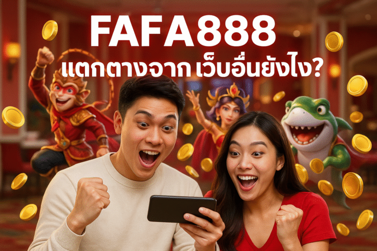 FAFA888 แตกต่างจากเว็บอื่นยังไง?