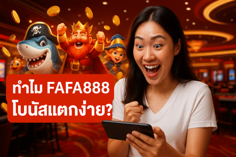 ทำไม FAFA888 โบนัสแตกง่าย?