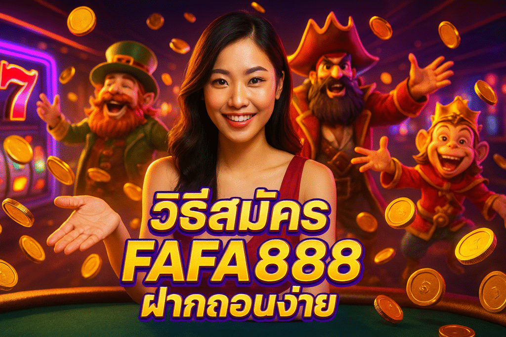 วิธีสมัคร FAFA888 ฝากถอนง่าย