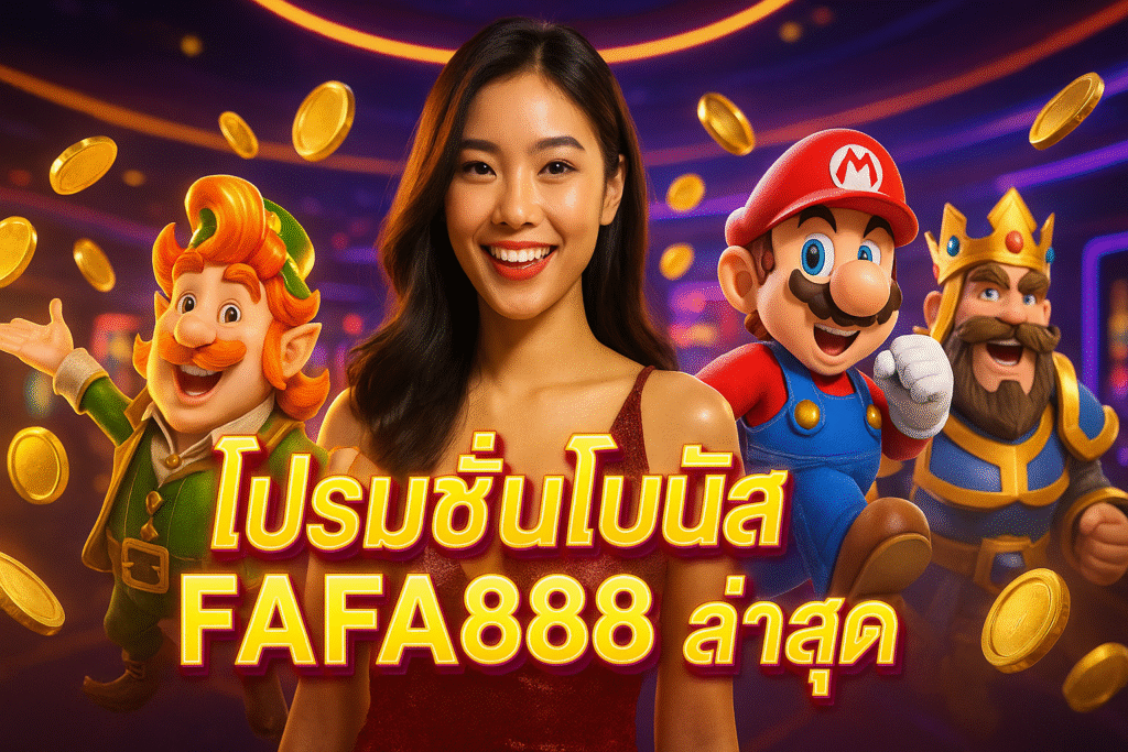 โปรโมชั่นโบนัส FAFA888 ล่าสุด
