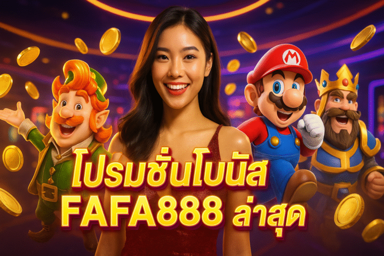 โปรโมชั่นโบนัส FAFA888 ล่าสุด