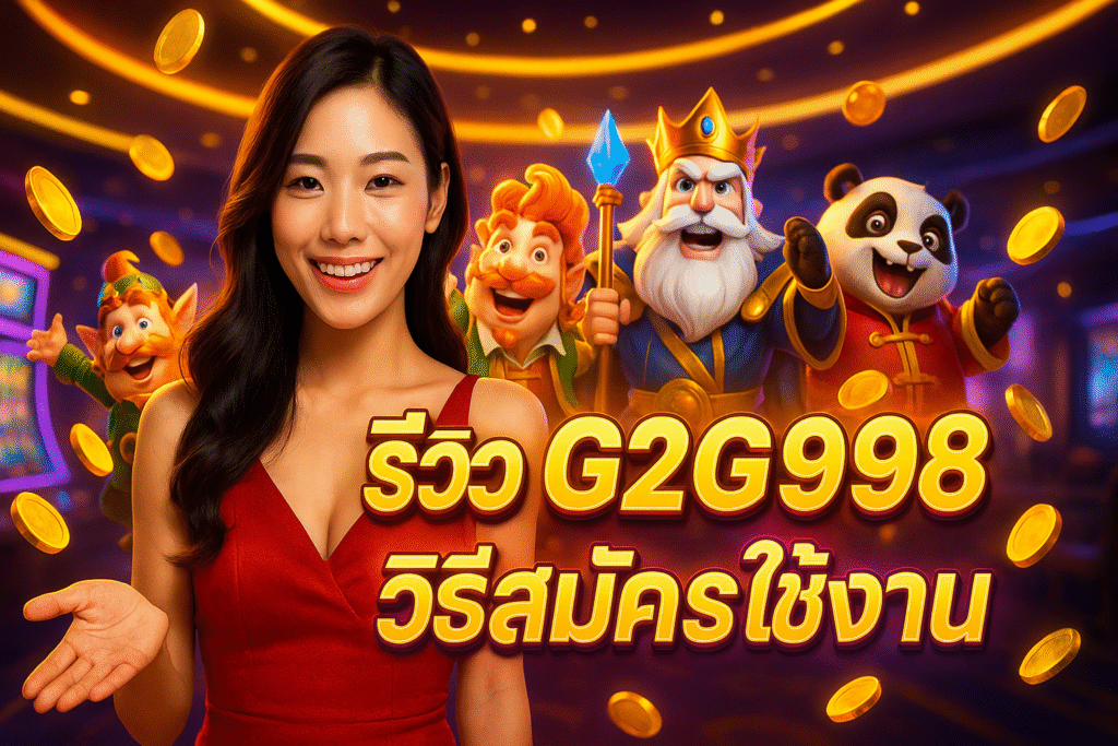 รีวิว G2G998 & วิธีสมัครใช้งาน